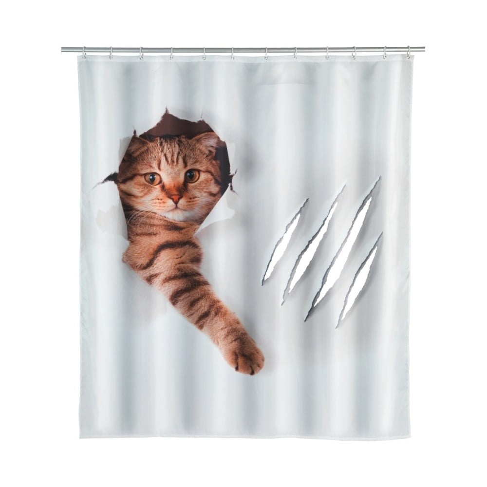 Cat zuhanyfüggöny, 180 x 200 cm - Wenko