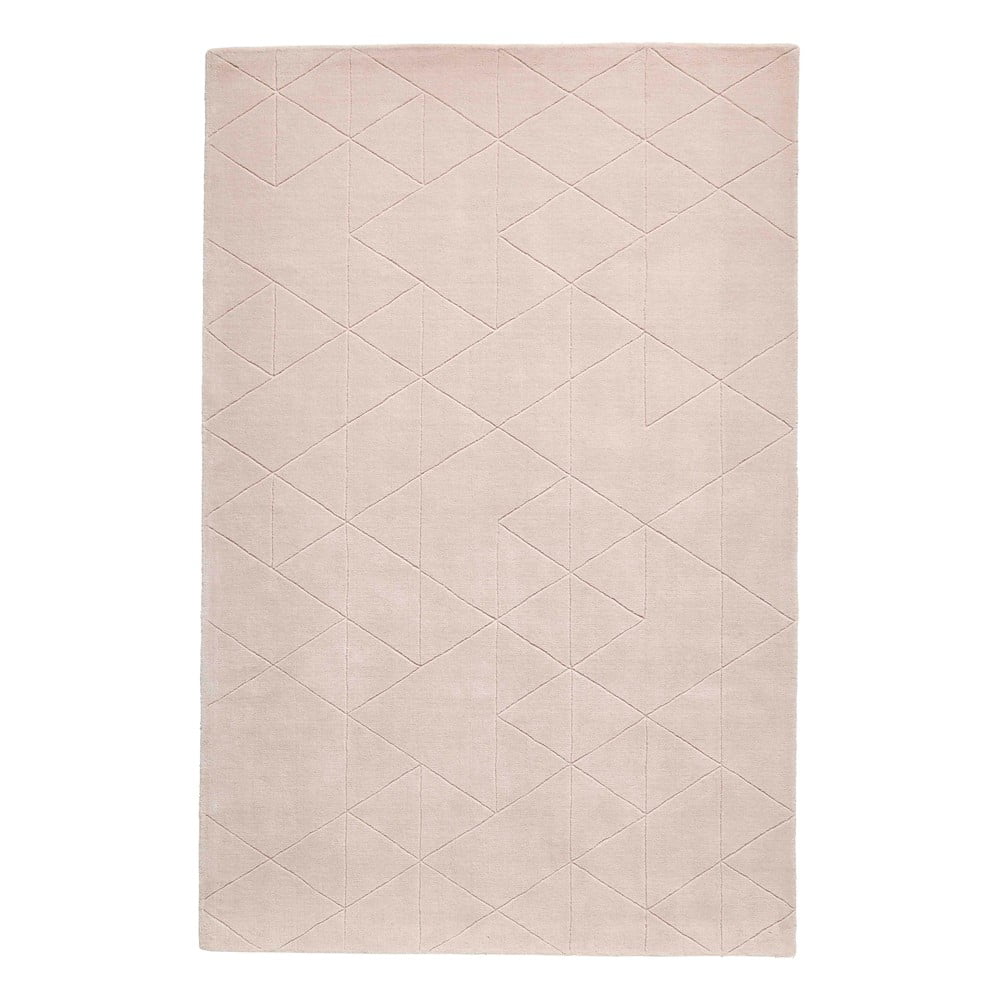 Kasbah rózsaszín gyapjú szőnyeg, 150 x 230 cm - think rugs