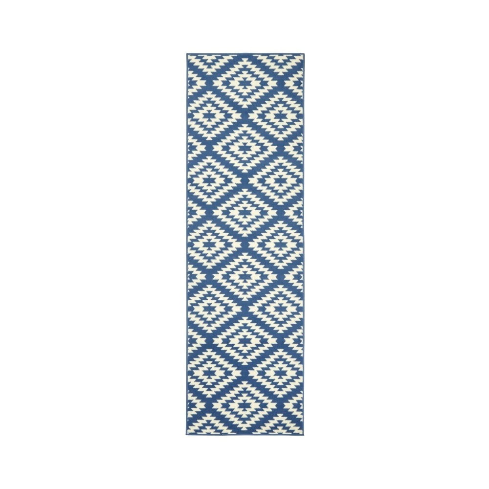 Kék futószőnyeg típusú szőnyeg 80x250 cm Nordic – Hanse Home