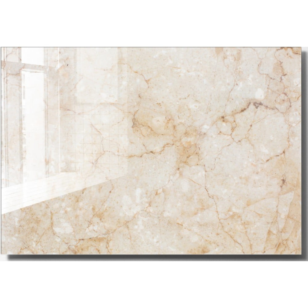 Üveg kép 100x70 cm marble – wallity