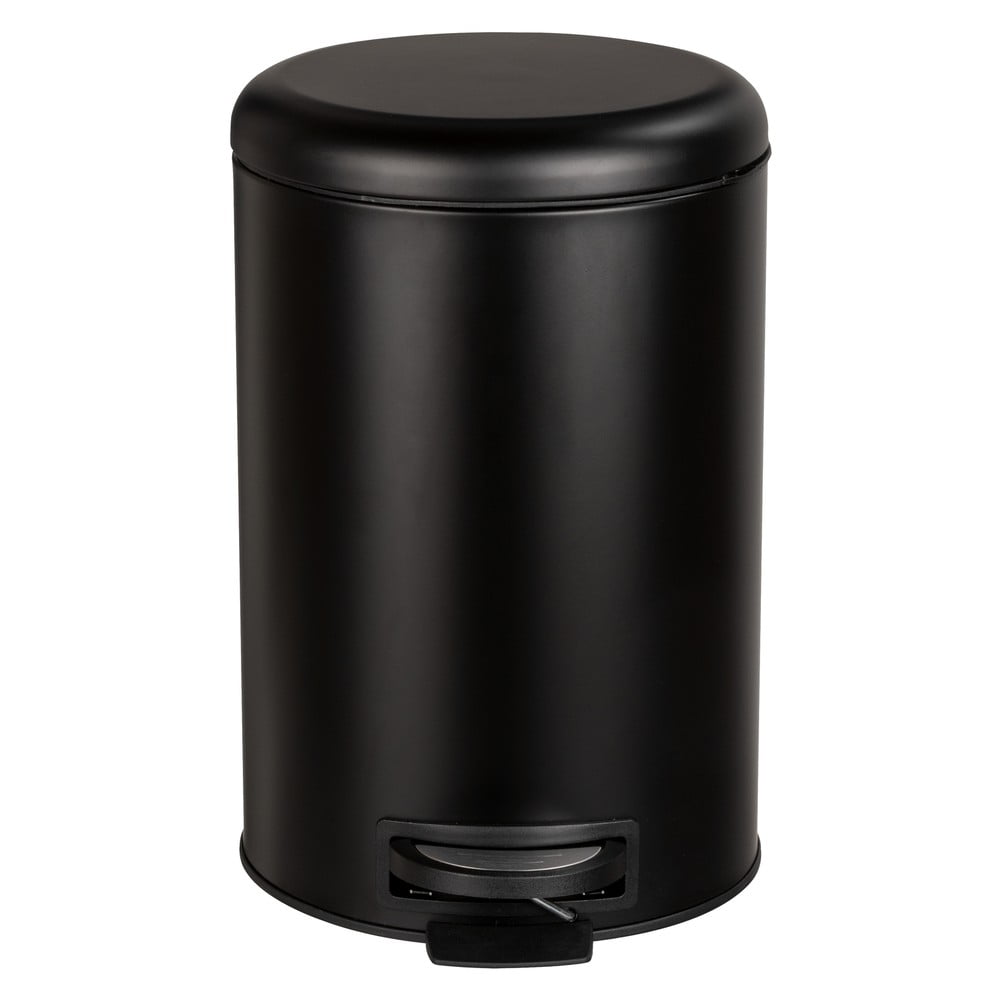 Leman Easy Close fekete szemetes, 20 l - Wenko