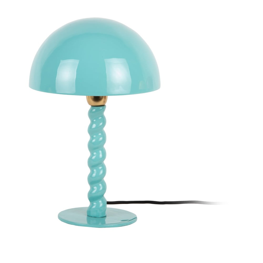 Kék asztali lámpa fém búrával (magasság 39 cm) Prisa – Leitmotiv