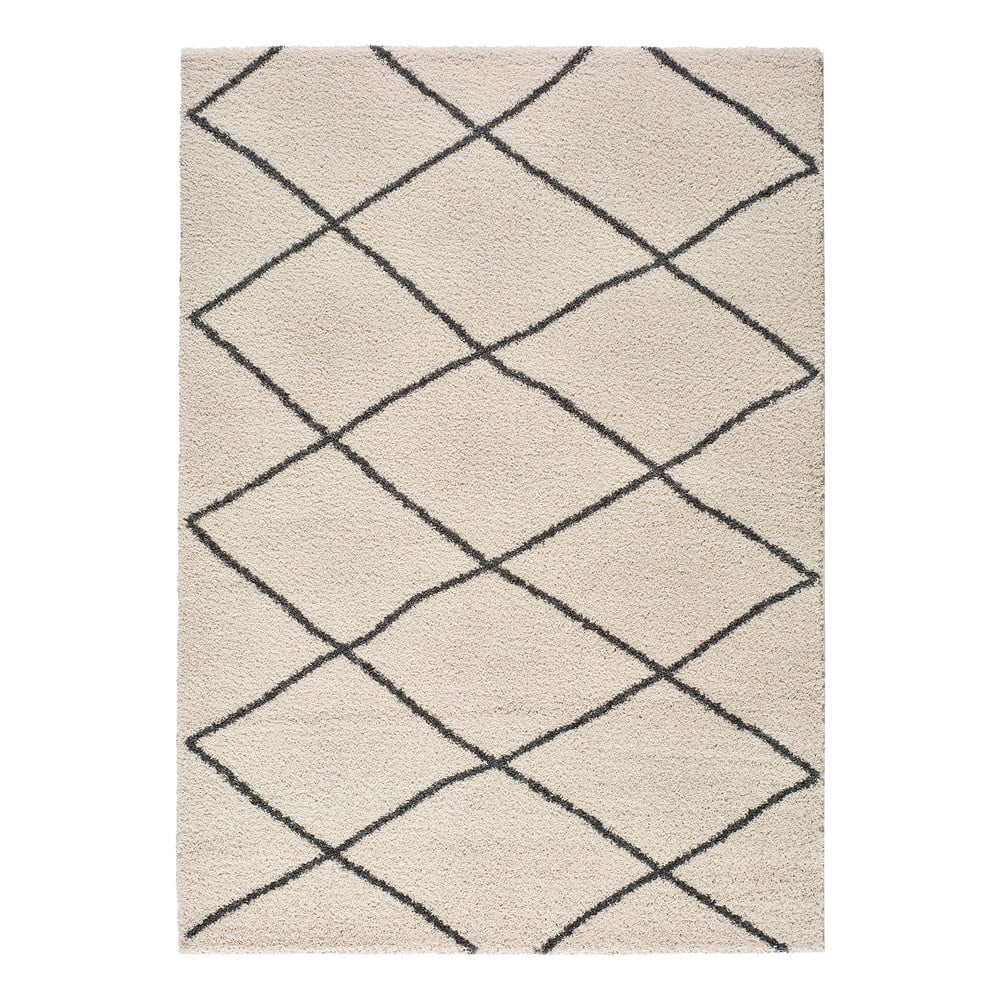Atlas geo fehér szőnyeg, 160 x 230 cm - universal