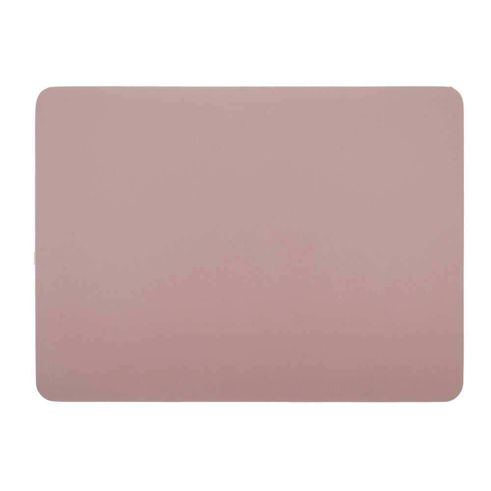 Togo rózsaszín műbőr tányéralátét, 33 x 45 cm - ZicZac