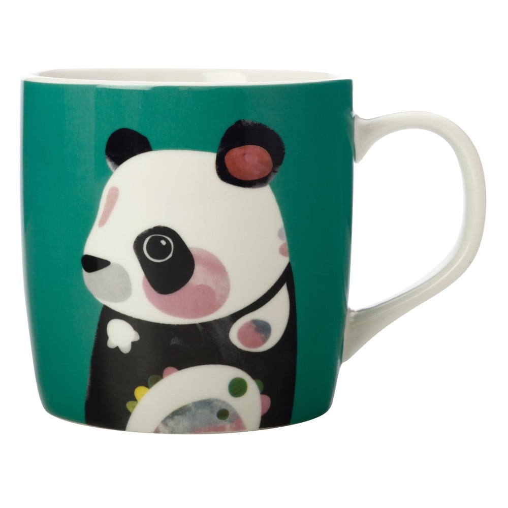 Pete Cromer Panda türkiz porcelán bögre, 375 ml - Maxwell & Williams