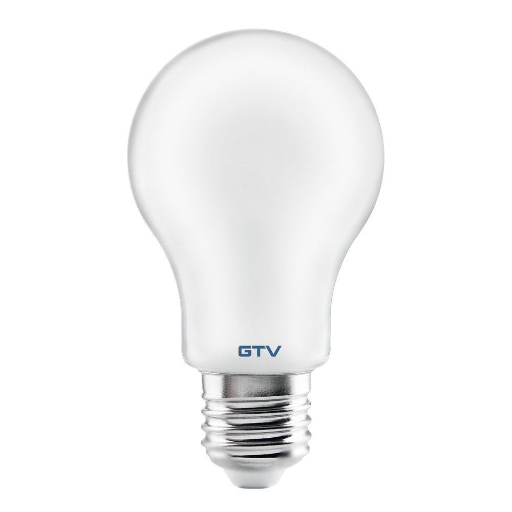 Meleg fehér LED izzó E27, 8 W – GTV