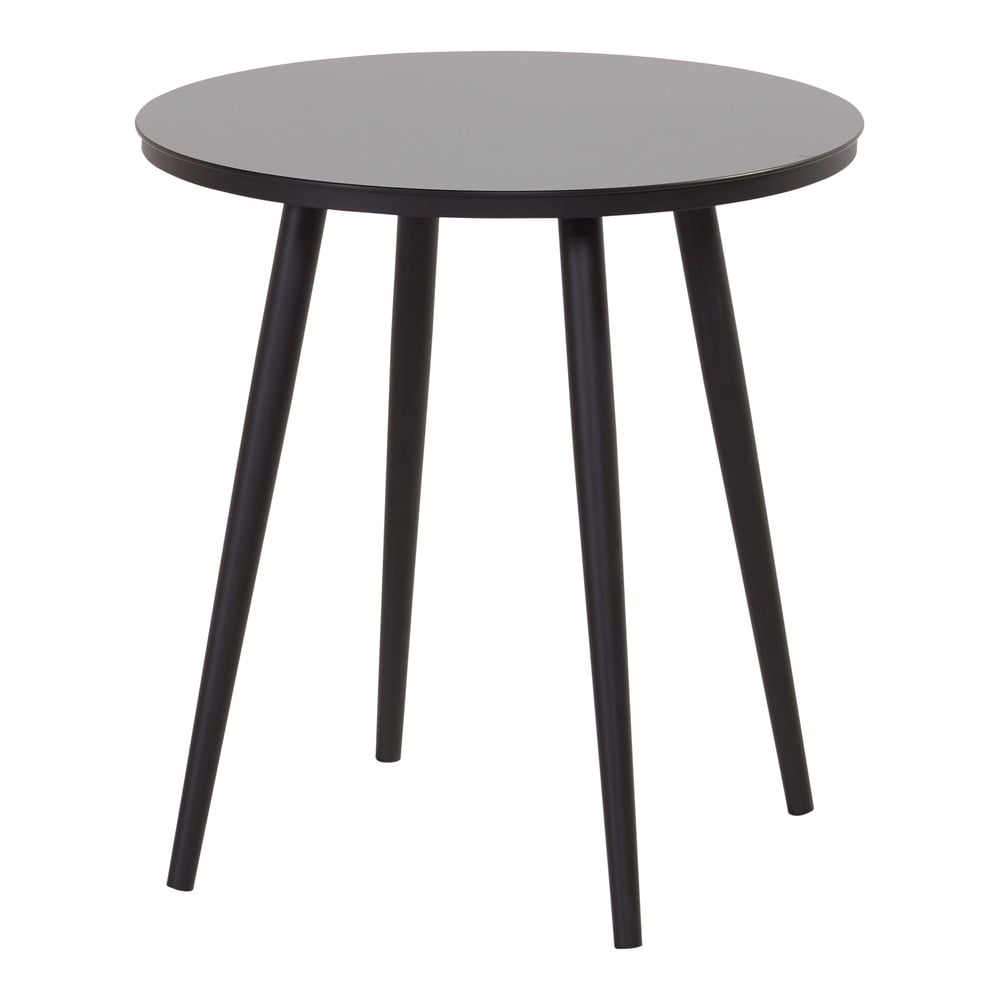 Kerek kerti bárasztal fekete asztallappal ø 66 cm sophie – hartman