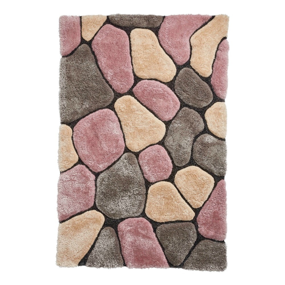 Noble house rock szürke-rózsaszín szőnyeg, 150 x 230 cm - think rugs