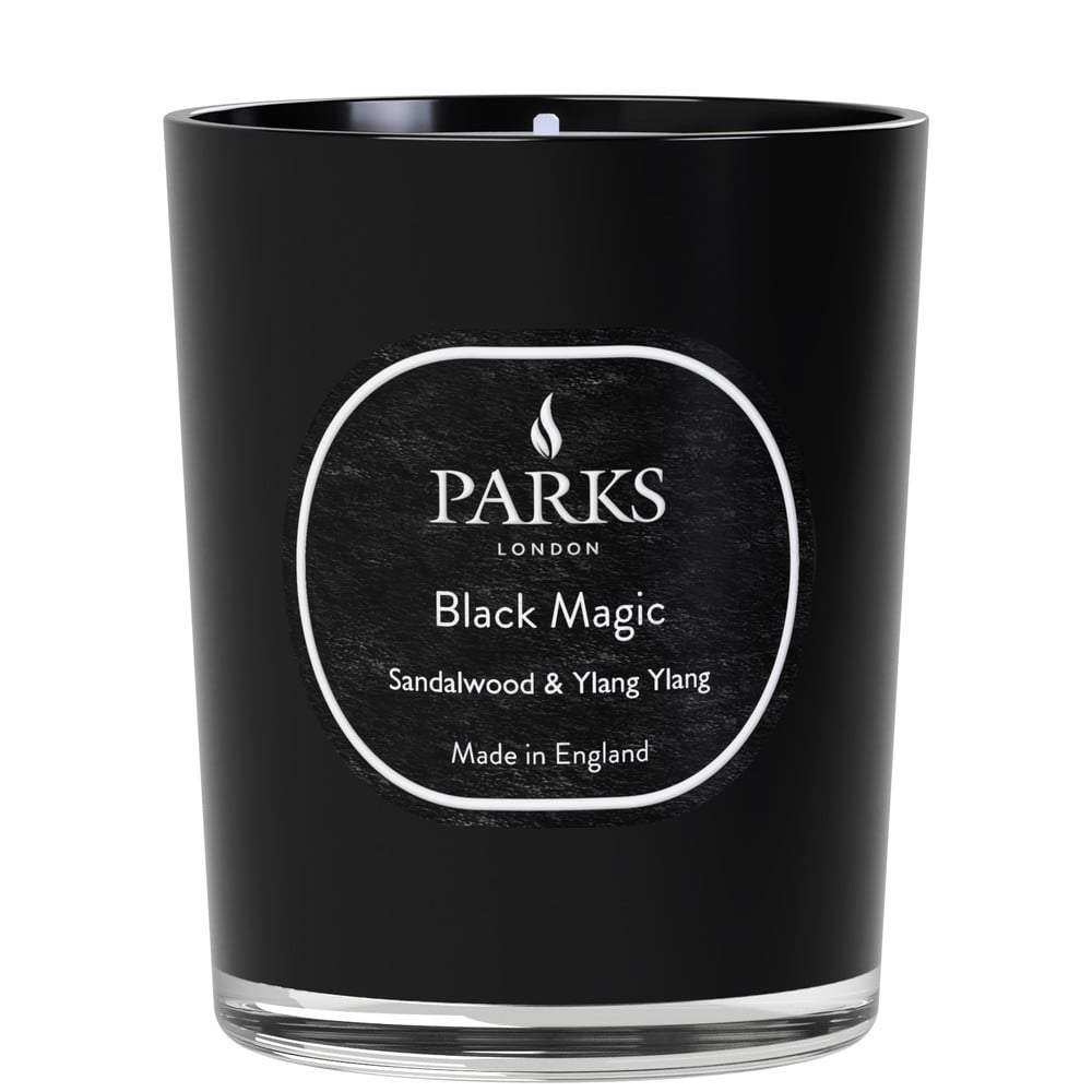 Black Magic szantálfa és ylang-ylang illatú illatgyertya, égési idő 45 óra - Parks Candles London