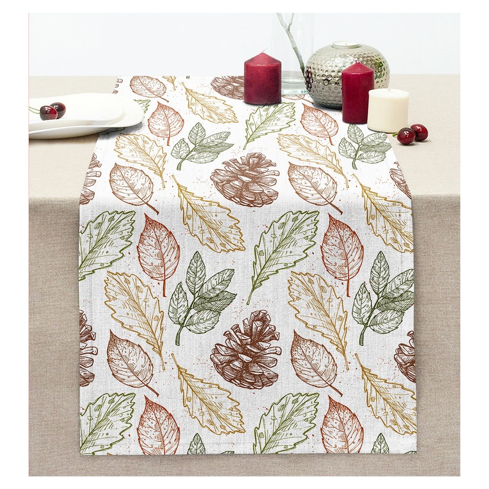 Asztali futó 40x130 cm Leaves Mix – Mila Home