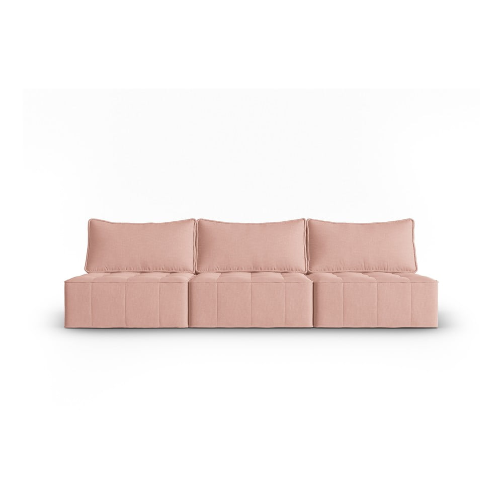 Rózsaszín kanapé 240 cm Mike – Micadoni Home