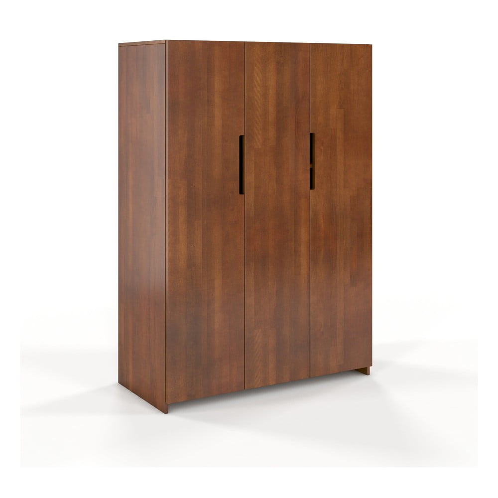 Bergman barna bükkfa ruhásszekrény, 128 x 180 cm - skandica