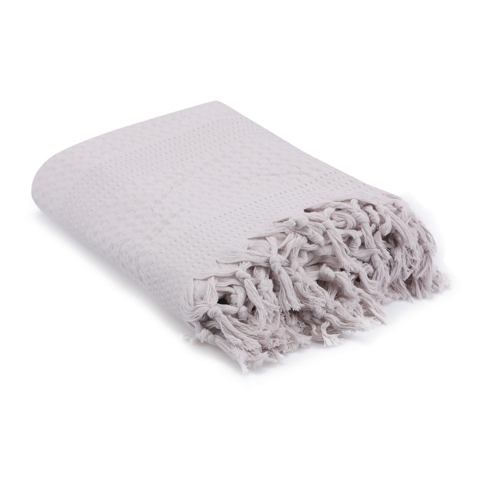 Bézs pamut ágytakaró 220x240 cm Pique – Mijolnir