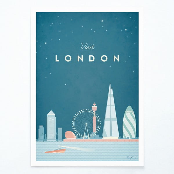 London poszter, A2 - Travelposter