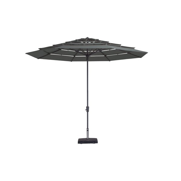 Syros szürke napernyő, ø 400 cm - Madison