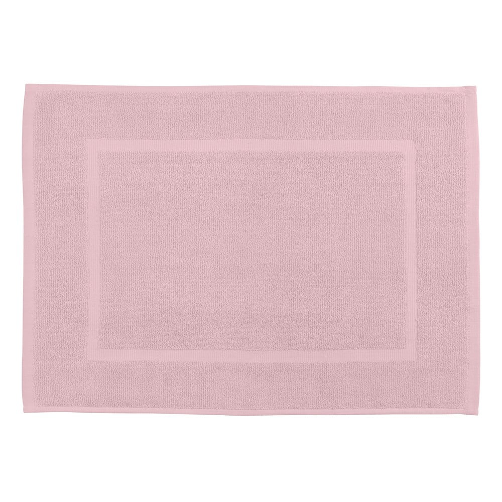 Rózsaszín textil fürdőszobai kilépő 40x60 cm Zen – Allstar