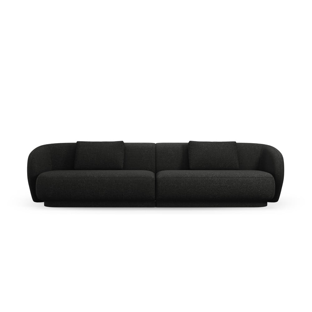 Fekete kanapé 304 cm camden – cosmopolitan design