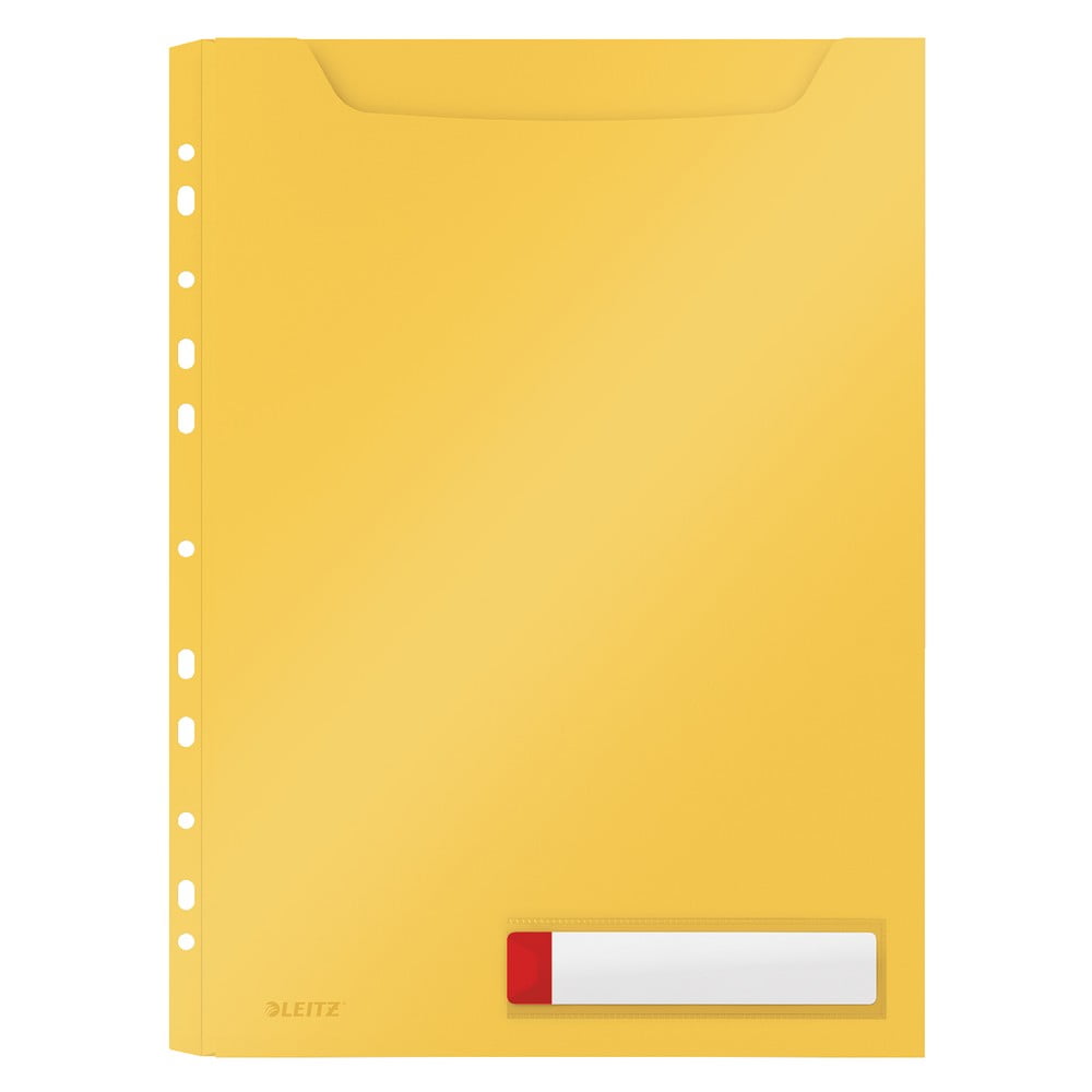 Cosy 6 db sárga nagy kapacitású irodai mappa, A4 - Leitz