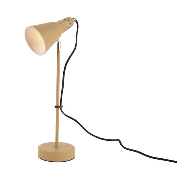 Mini Cone mustársárga asztali lámpa, ø 16 cm - Leitmotiv