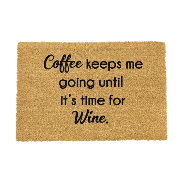 Coffee Keeps Me Going lábtörlő, 40 x 60 cm - Artsy Doormats