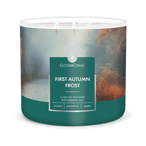 First Autumn Frost illatgyertya, égési idő 35 óra - Goose Creek