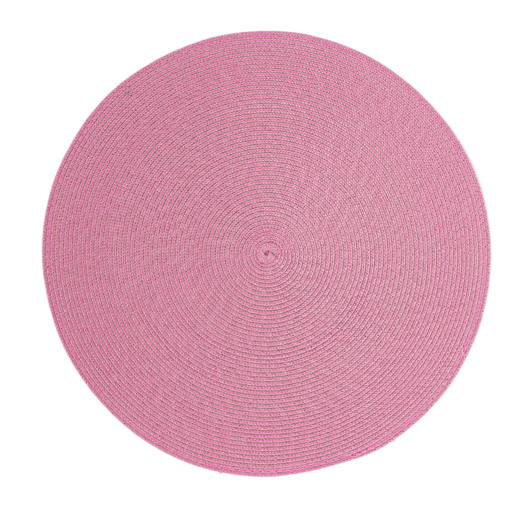 Round Chambray rózsaszín kerek tányéralátét, ø 38 cm - Zic Zac
