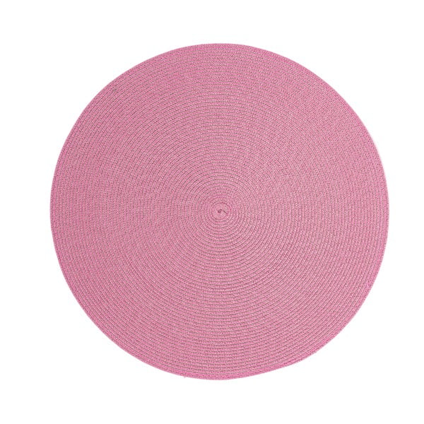 Round Chambray rózsaszín kerek tányéralátét, ø 38 cm - Zic Zac