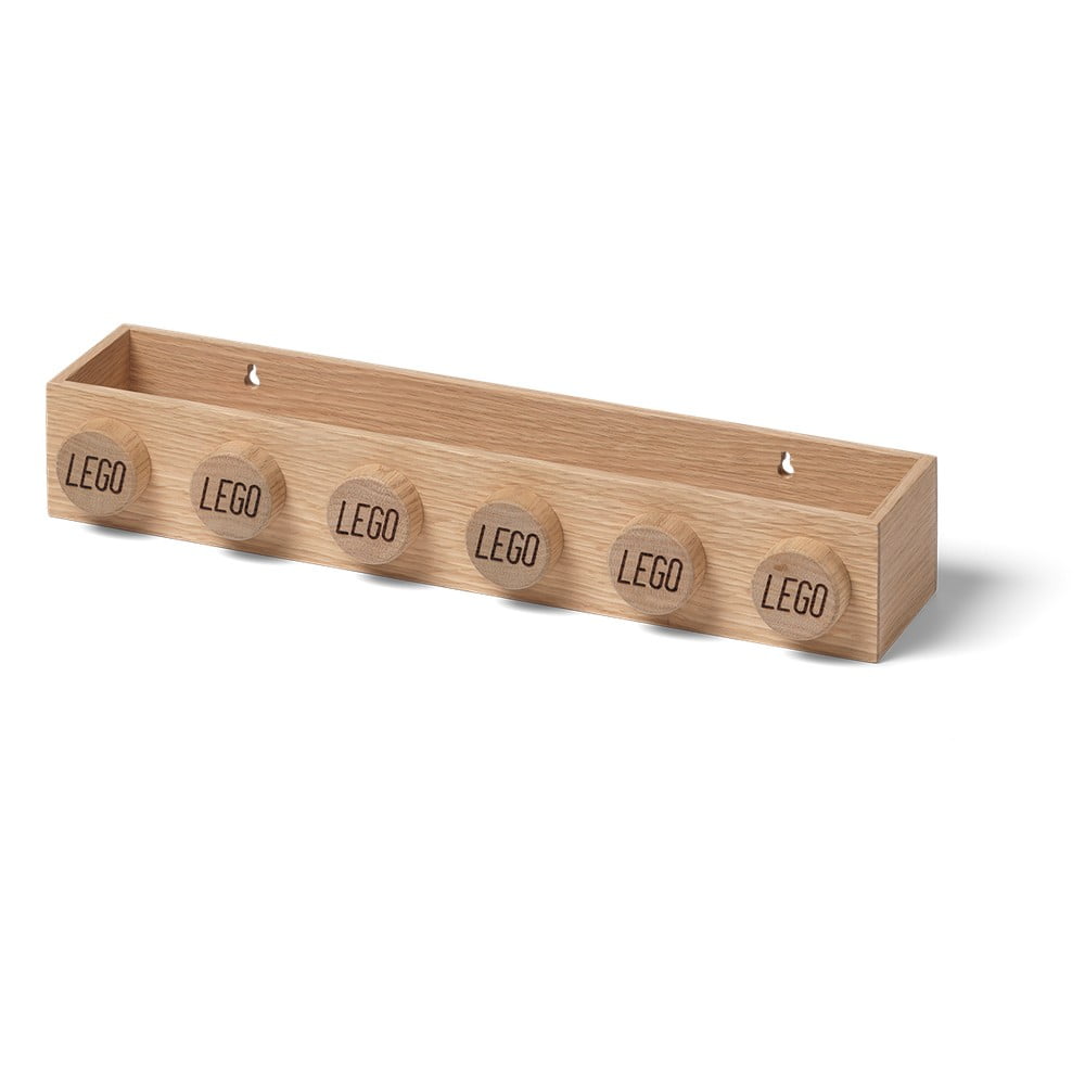 Wood tölgyfa gyerek fali polc - lego®