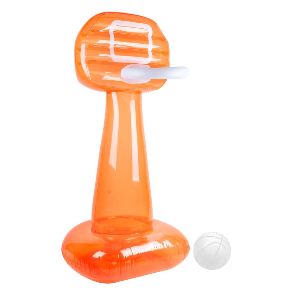 Pomelo narancssárga felfájható kosárlabda palánk és labda - Sunnylife