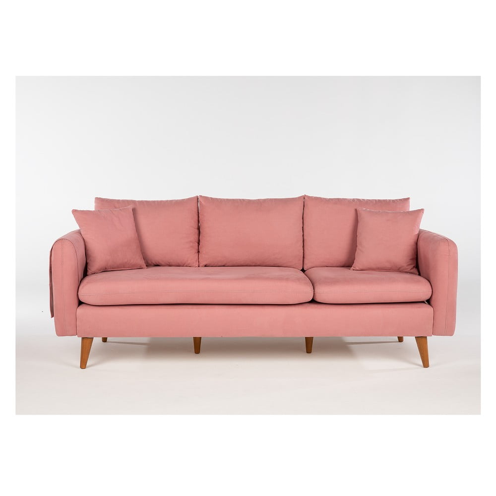 Balcab home világos rózsaszín kanapé 215 cm sofia – artie