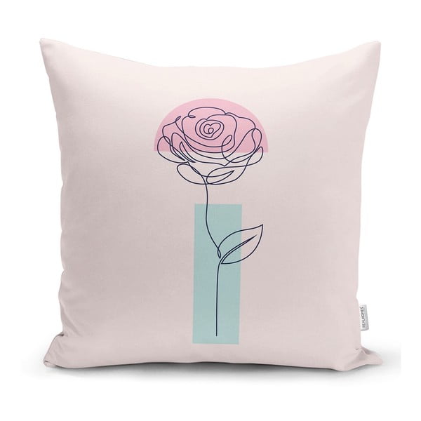Drawing Flower párnahuzat, 45 x 45 cm - Minimalist Cushion Covers