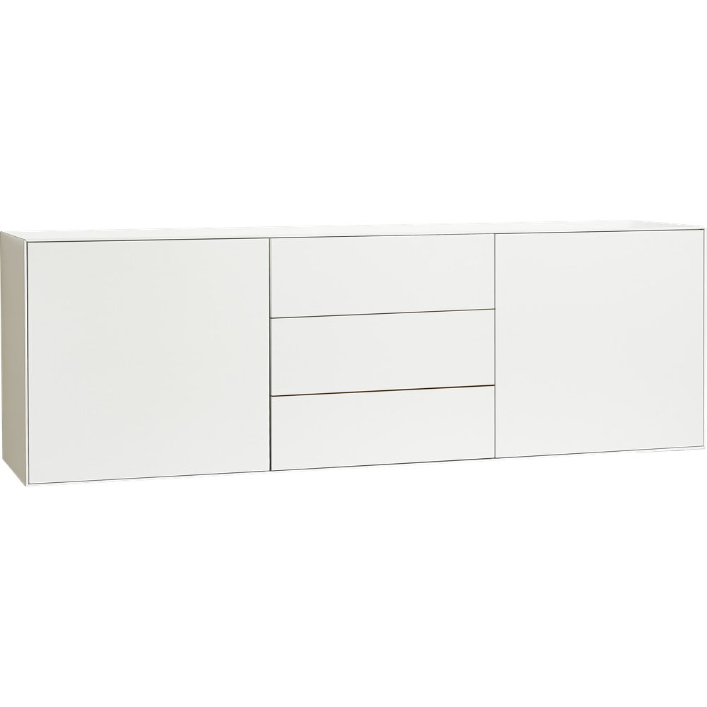 Fehér alacsony komód 180x59 cm edge by hammel - hammel furniture