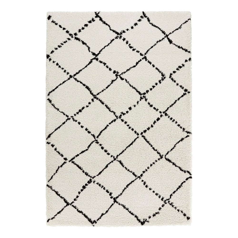 Hash bézs-fekete szőnyeg, 200 x 290 cm - mint rugs