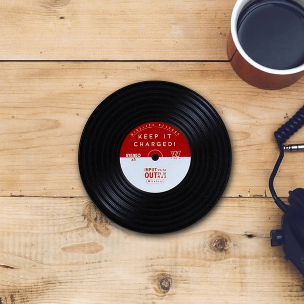 Vinyl vezeték nélküli telefontöltő - Gift Republic