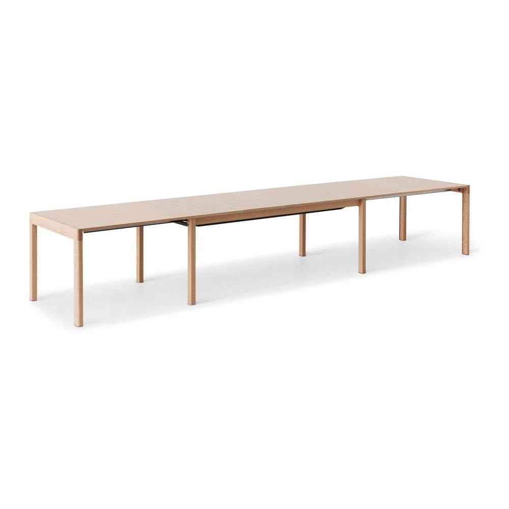 Bővíthető étkezőasztal tölgyfa dekoros asztallappal 96x220 cm join by hammel – hammel furniture