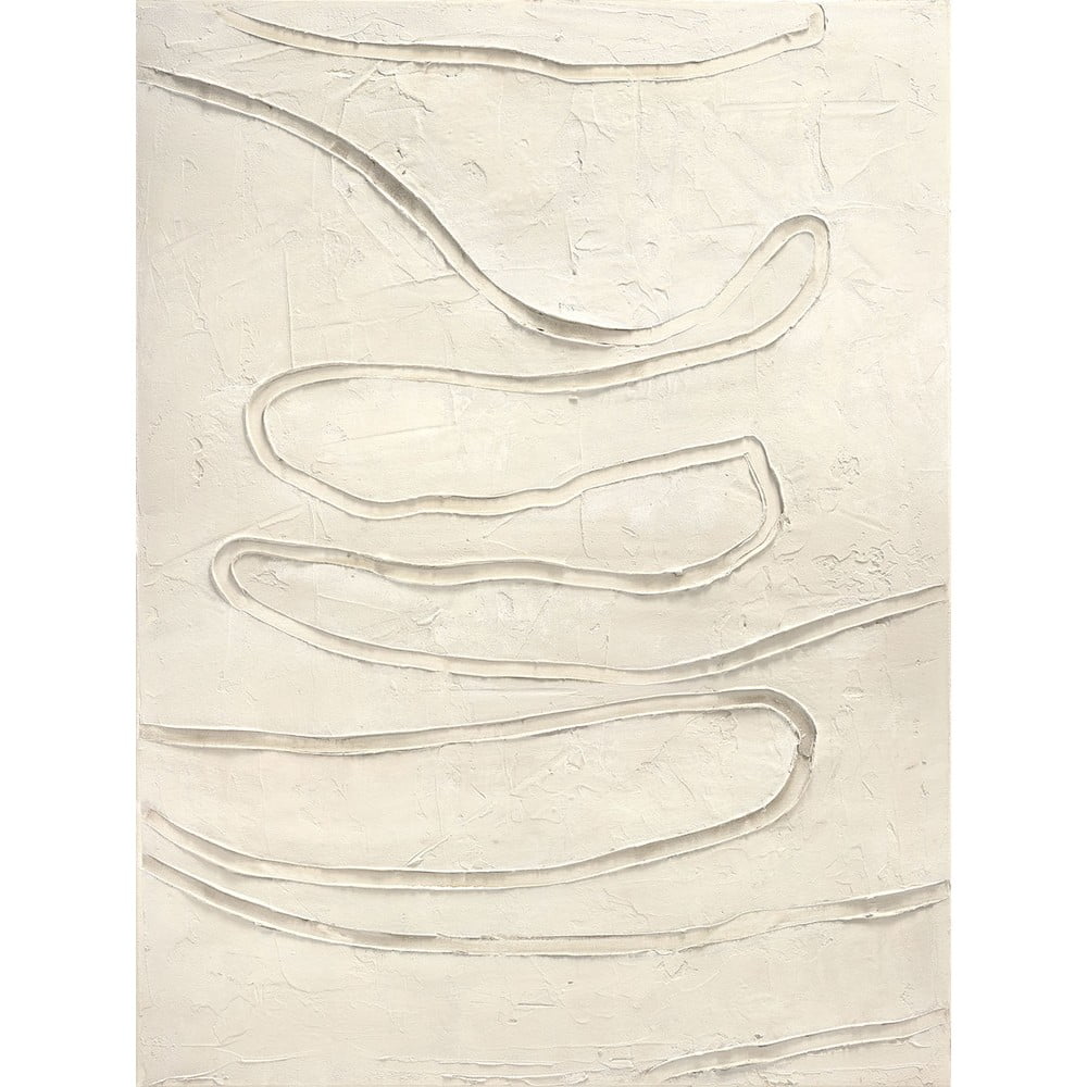 Kézzel festett kép 88x118 cm Track The Line – Malerifabrikken