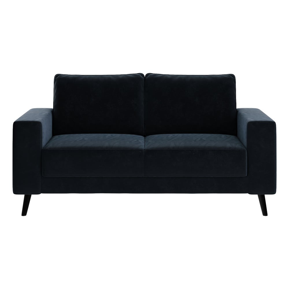 Fynn sötétkék bársony kanapé, 168 cm - ghado
