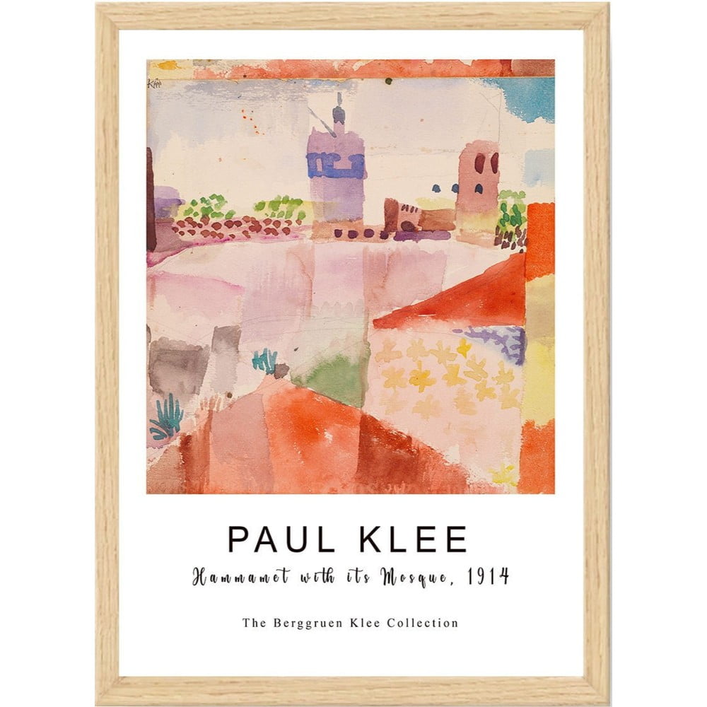 Keretezett poszter 35x45 cm Paul Klee – Wallity