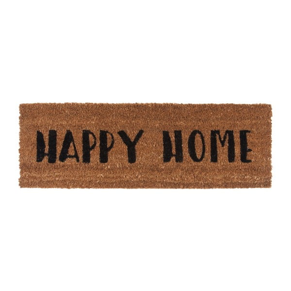 Happy Home lábtörlő fekete felirattal, 26 x 75 cm - PT LIVING