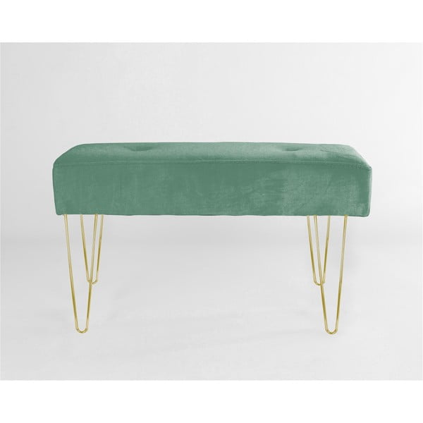 Sage zöld bársony ülőpad - Velvet Atelier