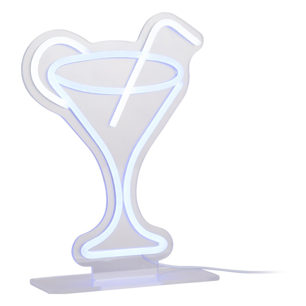 Kék LED neon fénydekoráció 5 W Cocktail – Leitmotiv