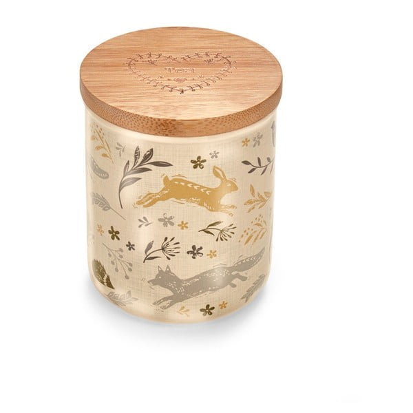 Woodland kerámia teatartó doboz bambusz tetővel, 500 ml - Cooksmart®