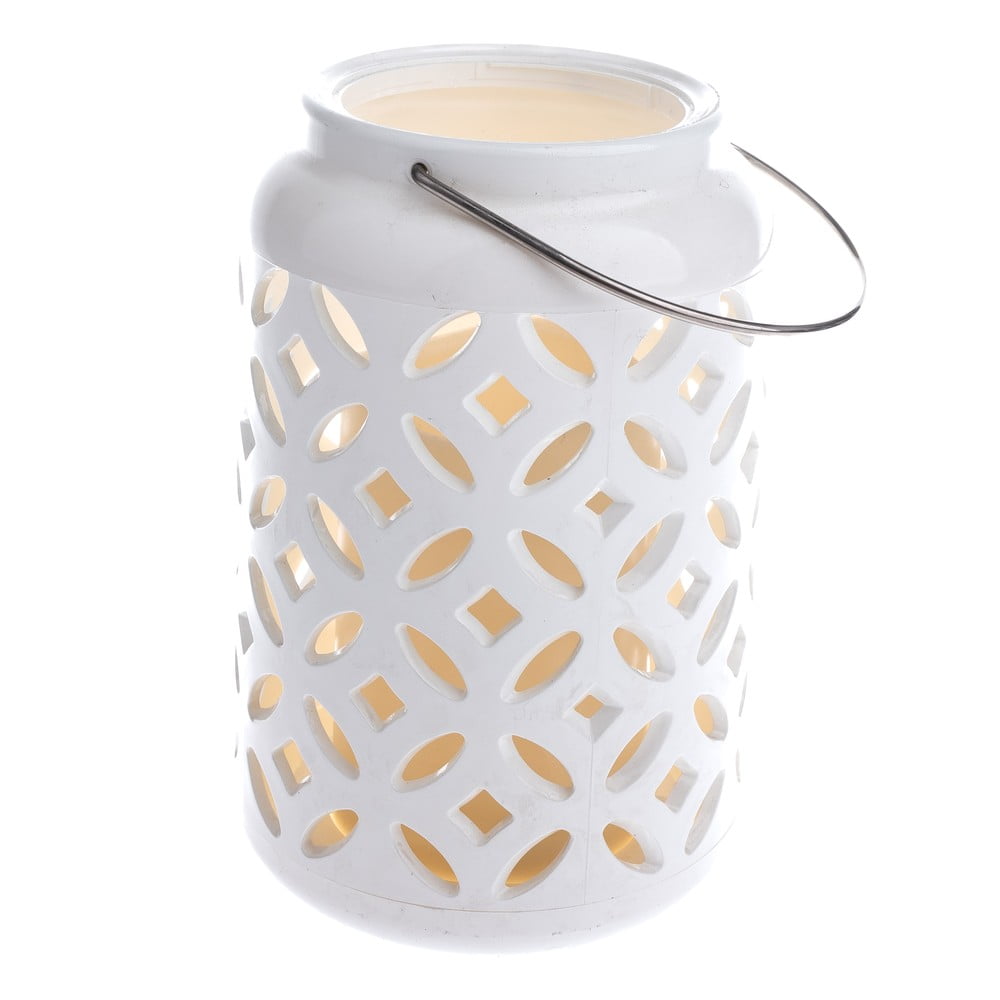 Fehér LED lámpás (magasság 18,5 cm) – Dakls