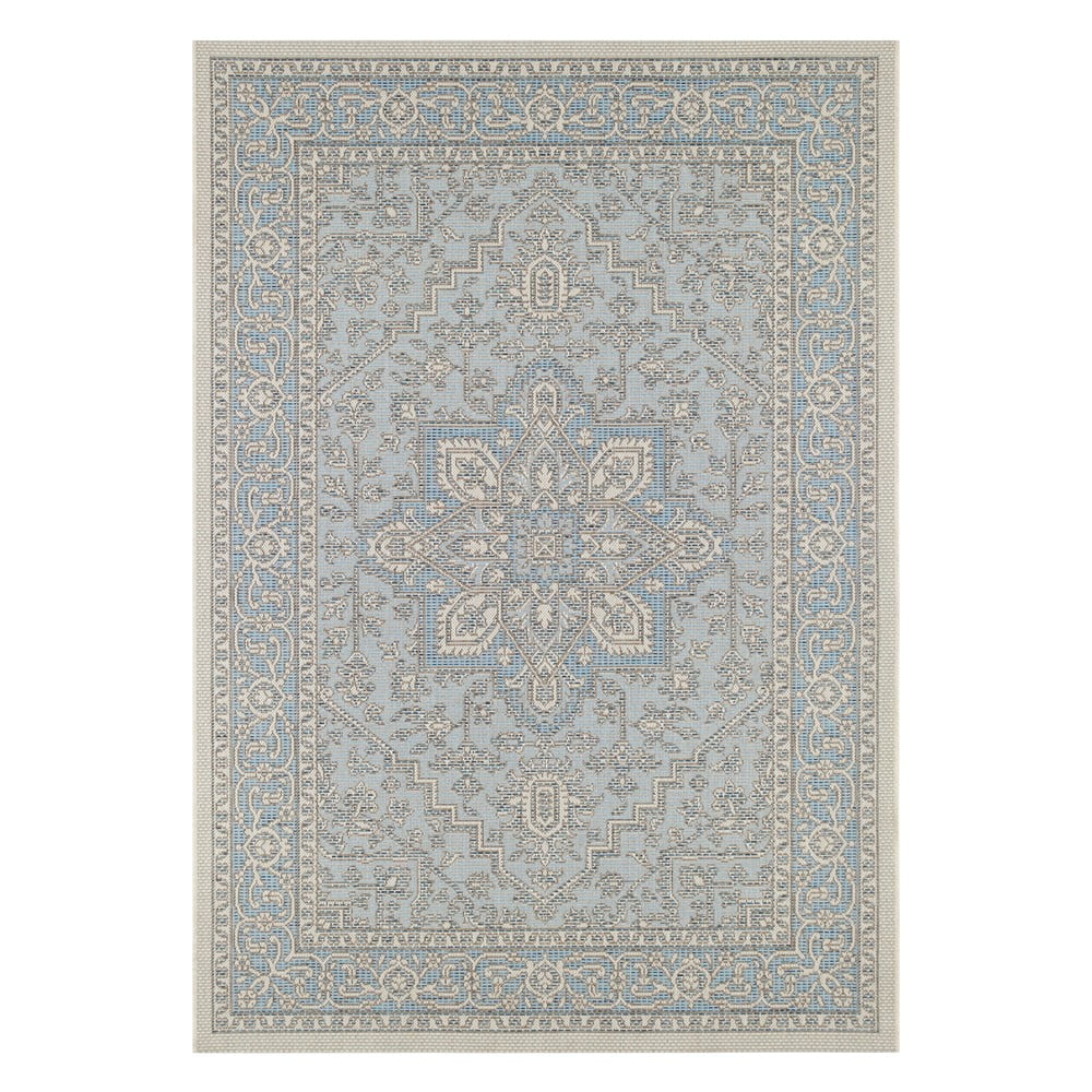 Anjara kék-bézs kültéri szőnyeg, 200 x 290 cm - NORTHRUGS