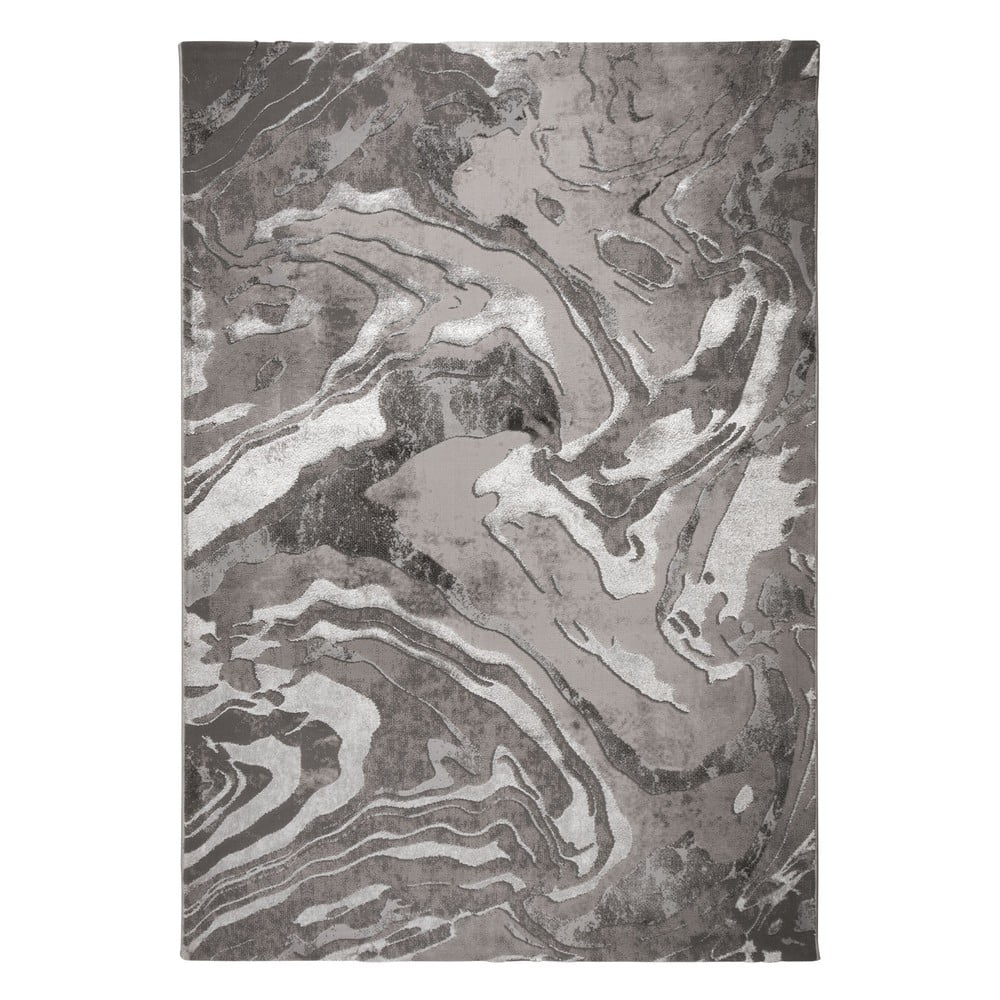 Marbled szürke szőnyeg, 200 x 290 cm - flair rugs