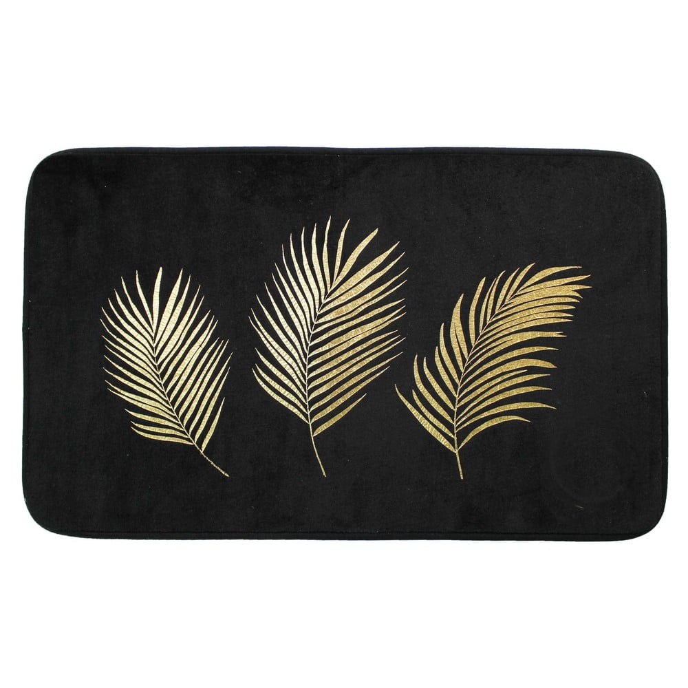 Fekete-aranyszínű fürdőszobai kilépő 45x75 cm Orbella – douceur d'intérieur