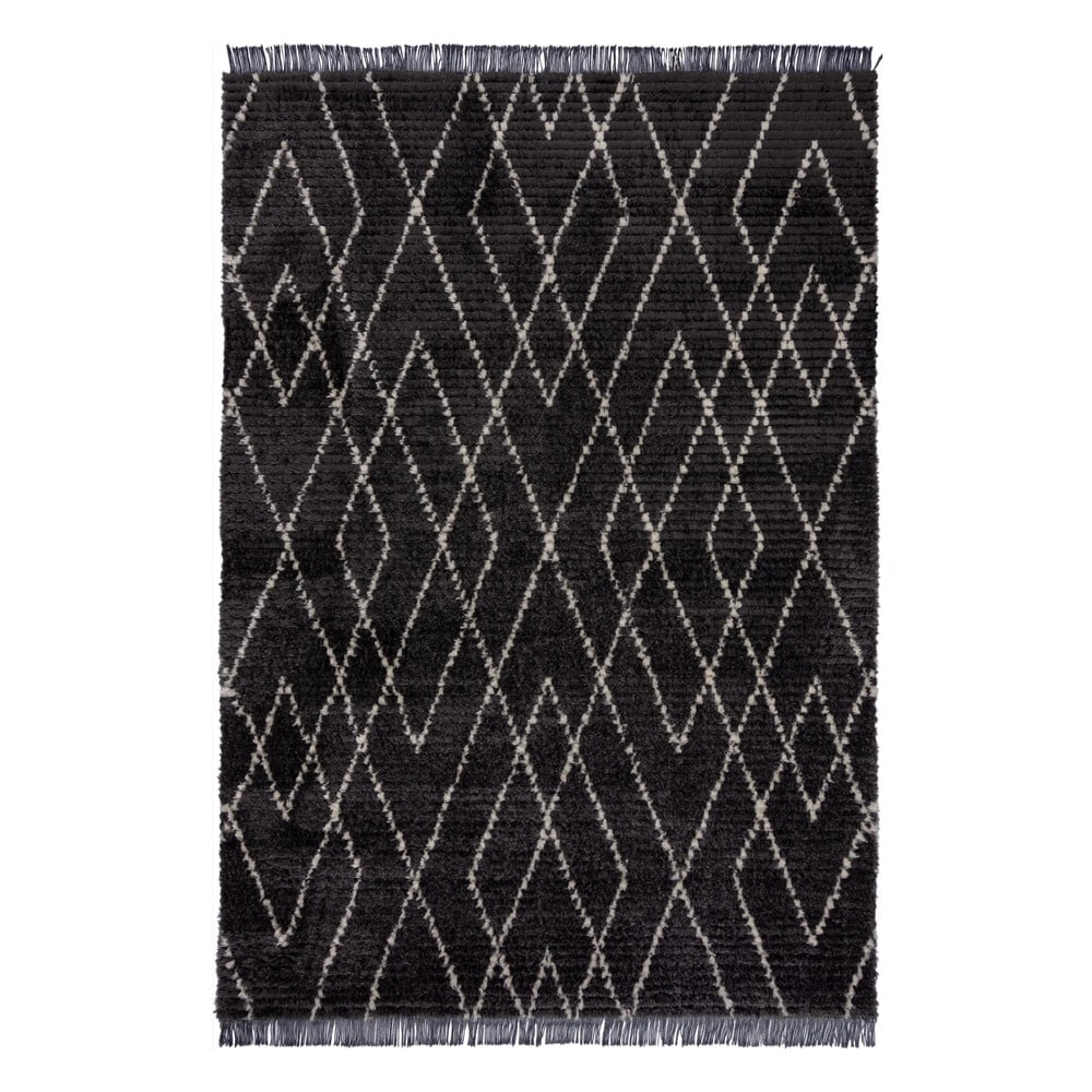 Fekete szőnyeg 120x170 cm aisha – flair rugs