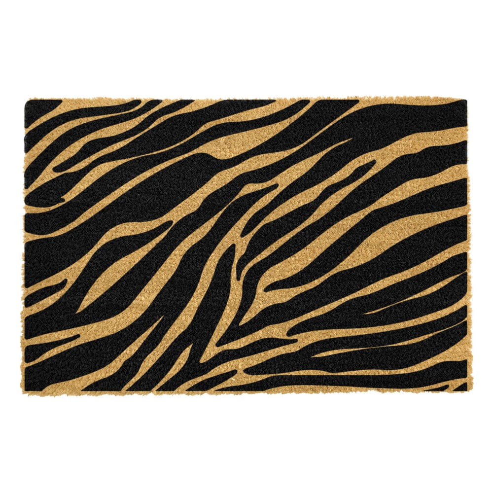 Zebra természetes kókuszrost lábtörlő, 40 x 60 cm - Artsy Doormats
