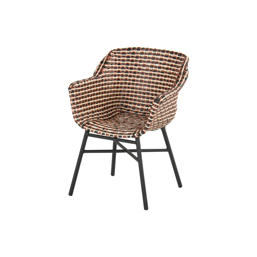 Piros műrattan kerti szék Delphine – Hartman