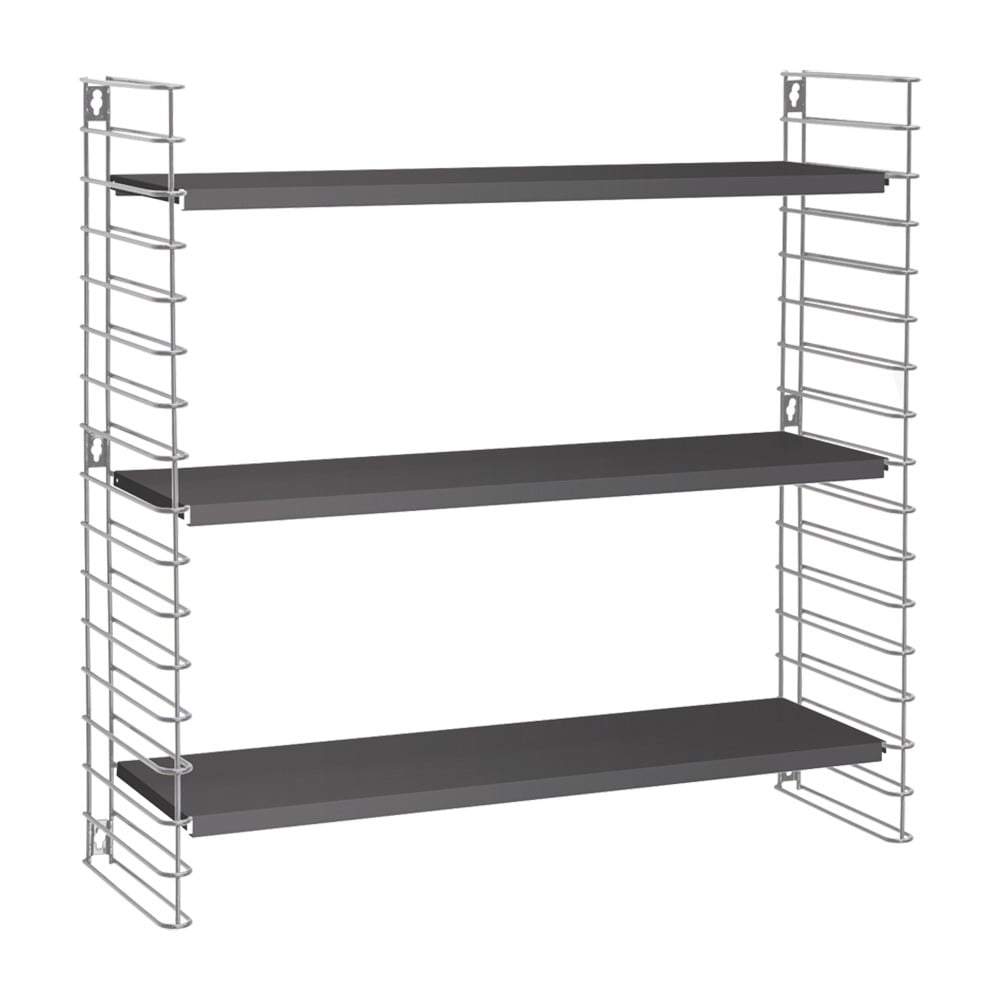 Libro háromszintes polc, hossz 70 cm - Metaltex